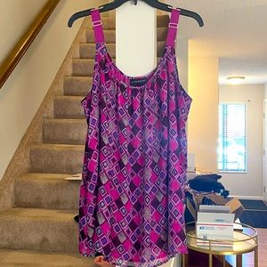 Lane Bryant multiple color sheer top